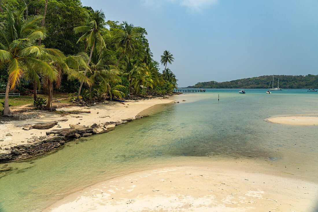 Bang Bao beach and bay, Ko Kut or Koh Kood island in the Gulf of Thailand, Asia