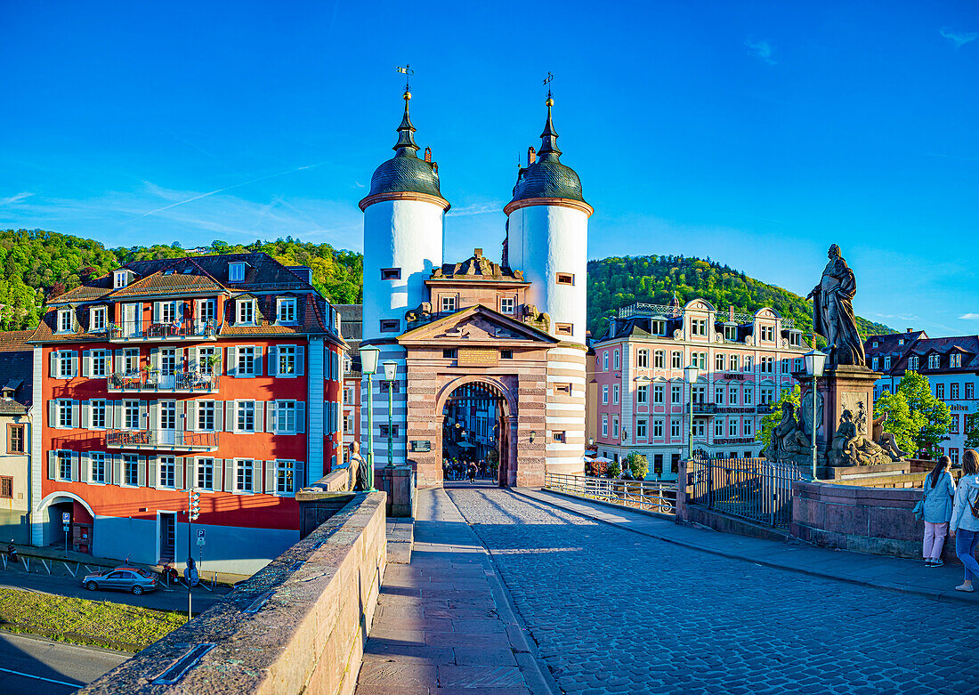 Alte Brücke in Heidelberg, Baden-Württemberg, Deutschland