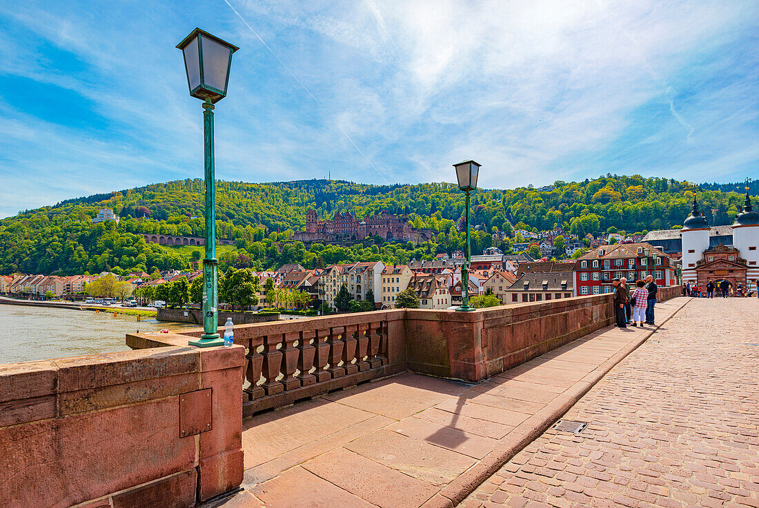 Alte Brücke in Heidelberg, Baden-Württemberg, Deutschland