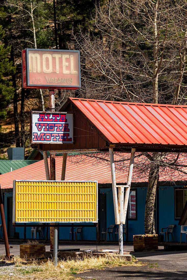 Vista Motel in Cloudcroft, New Mexico.