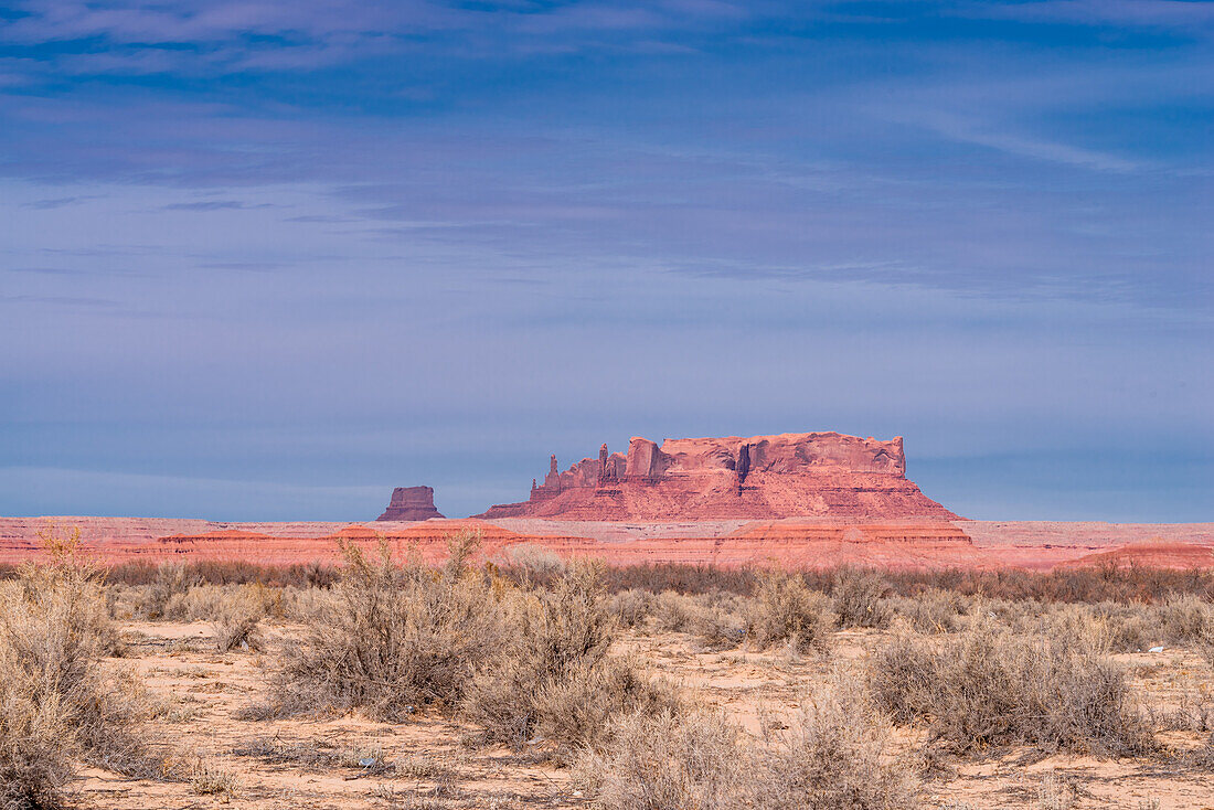 Mesa-Berg in der Navajo-Nation, Arizona.