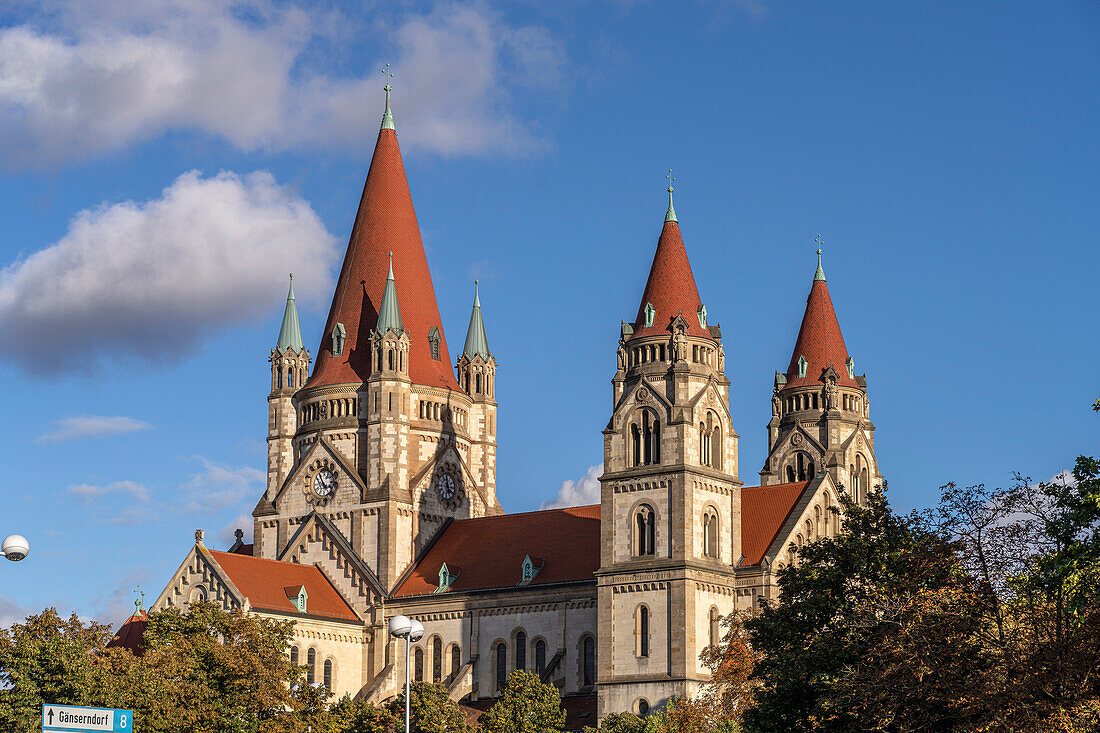 Die Pfarrkirche zum heiligen Franz von Assisi, Wien, Österreich, Europa  