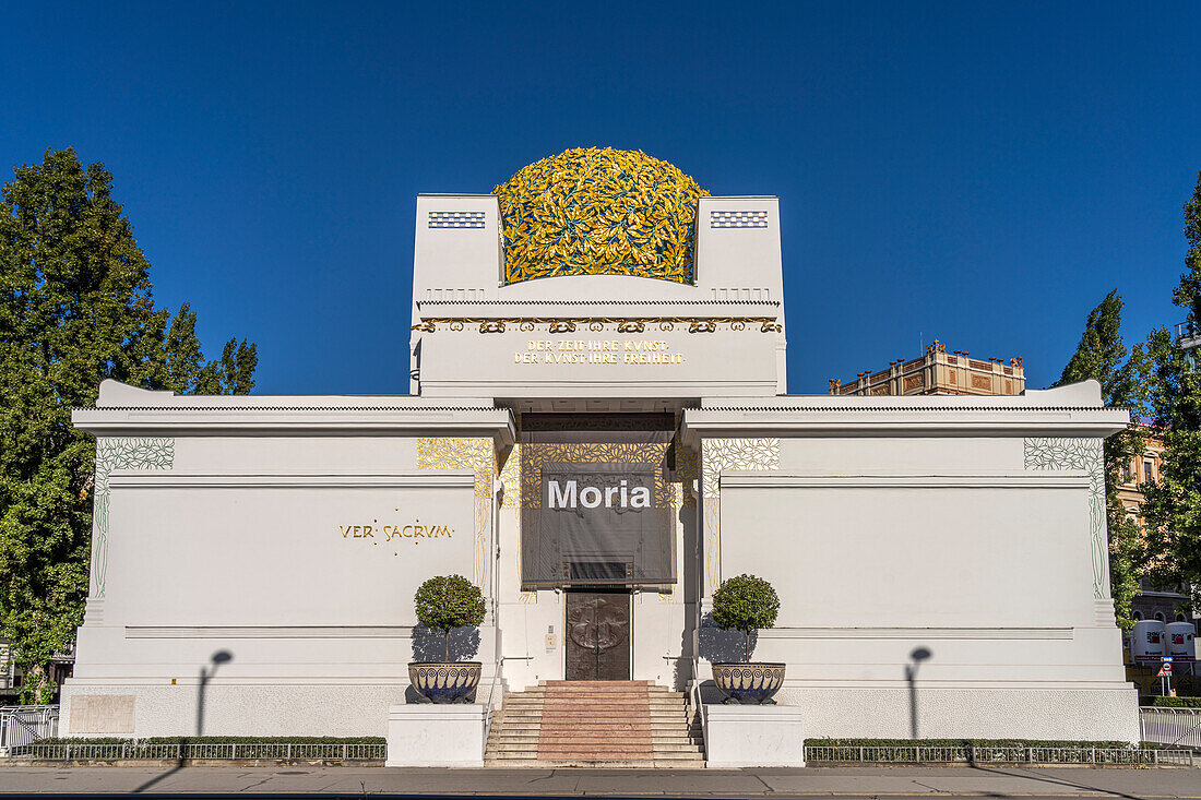 Das Ausstellungshaus der Wiener Secession im Jugendstil, Wien, Österreich, Europa