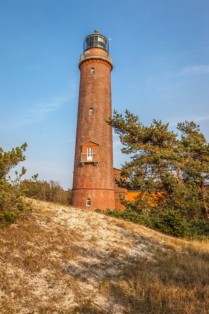 Lighthouse Darsser Ort, Mecklenburg-Western Pomerania, Baltic Sea, North Germany, Germany