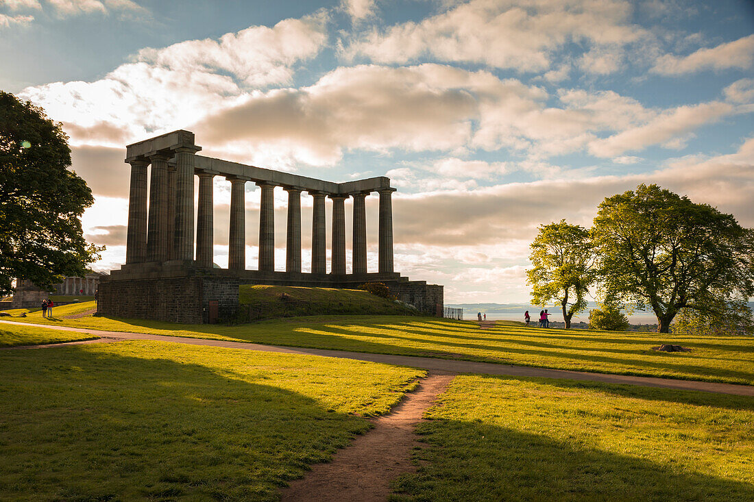 National Monument of Scotland on Carlton Hill, Edinburgh, City of Edinburgh, Scotland, UK