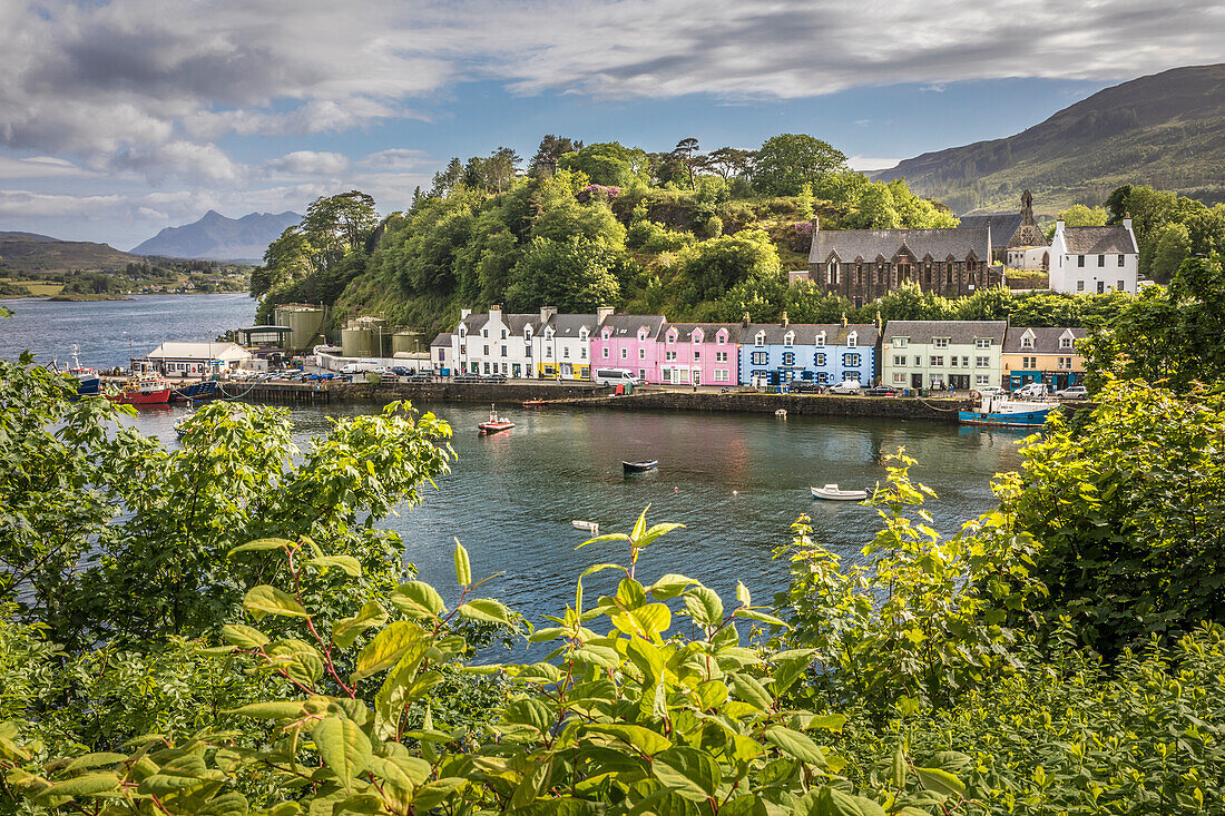 Hafen von Portee, Isle of Skye, Highlands, Schottland, Großbritannien