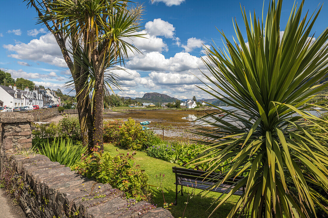 Plockton on Loch Carron estuary, Kyle, Highlands, Scotland, UK