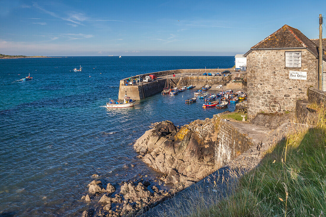 The little harbor at Coverack, Lizard Peninsula, Cornwall, England