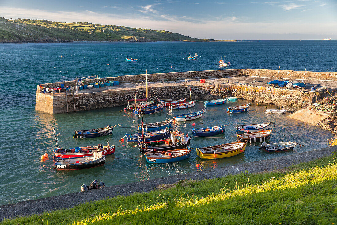 The little harbor at Coverack, Lizard Peninsula, Cornwall, England