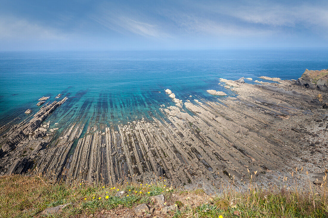 Coast at Hartland Point, Bideford, Devon, England