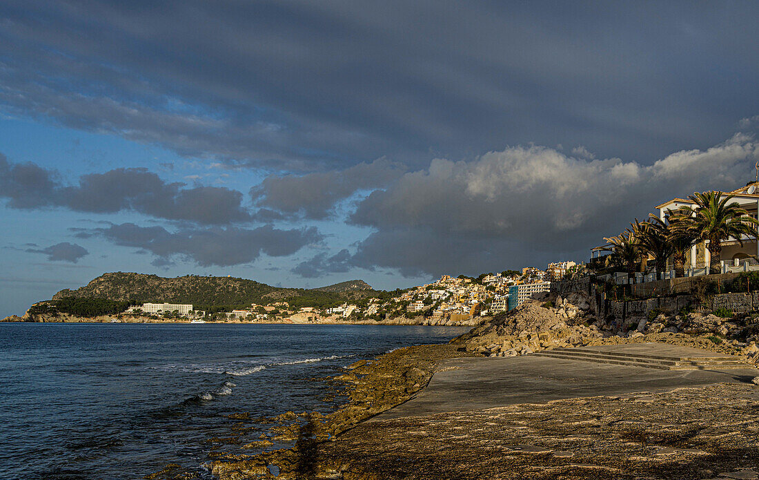 Bay of Paguera in the morning light, Mallorca, Spain