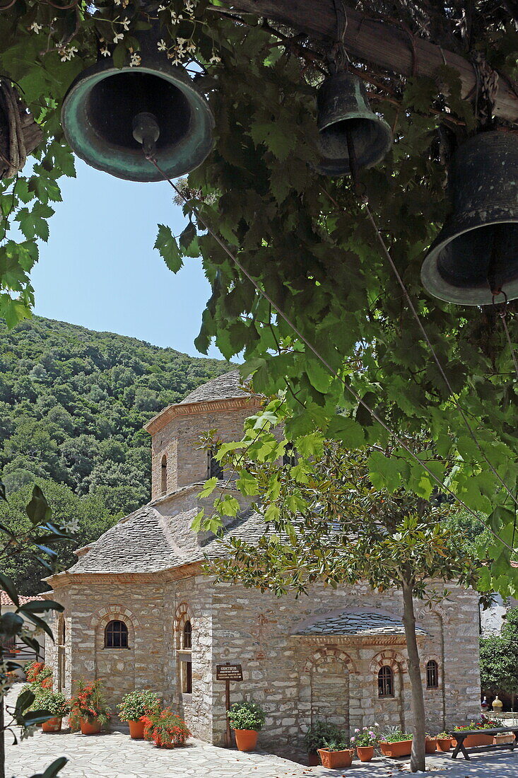 Kloster Agios Evanggelistrias Verkündigung des Herrn (Holy Monastery of the Annunciation to the Virgin Mary), Insel Skiathos, Nördliche Sporaden, Griechenland