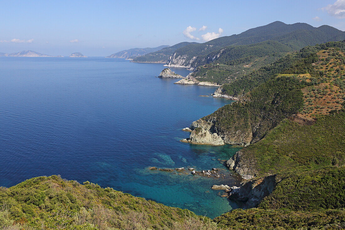 East coast of Skopelos island, Northern Sporades, Greece