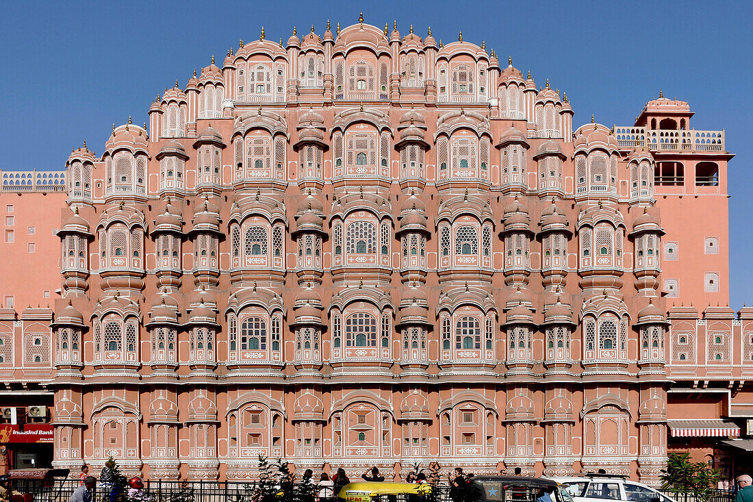 Indien, Jaipur, Palast der Winde, Hawa Mahal, Rajasthan