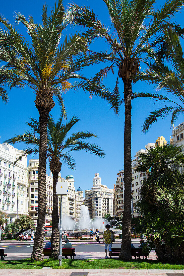 Plaza de Pais, Zentrum, Plaza Tossal, Valencia, Spanien