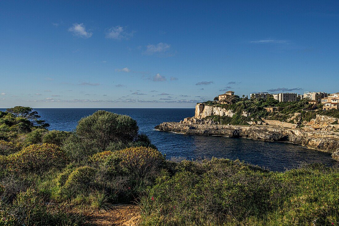 Villa am Meer, Felsbucht von Cala Figuera, Gemeinde Santanyí, Mallorca, Spanien