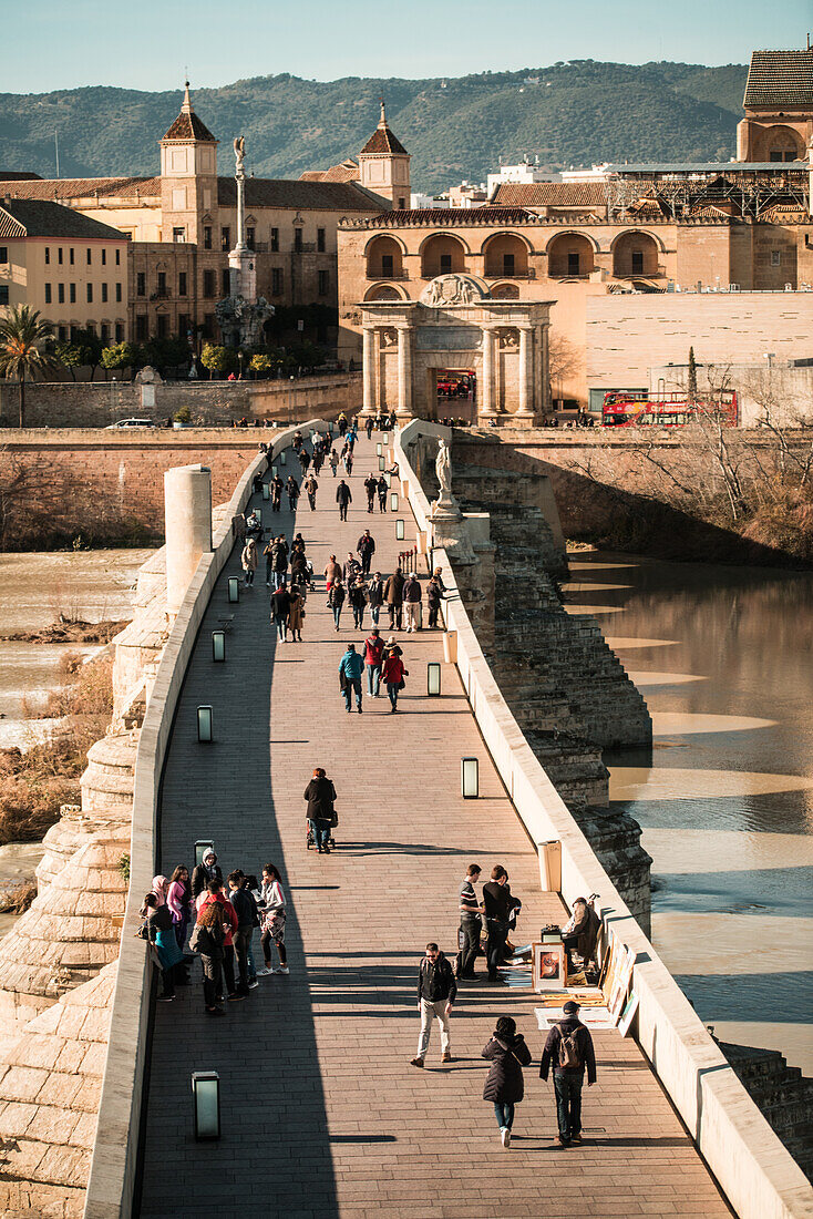 Römische Brücke, Cordoba Stadt, Andalusien, Spanien