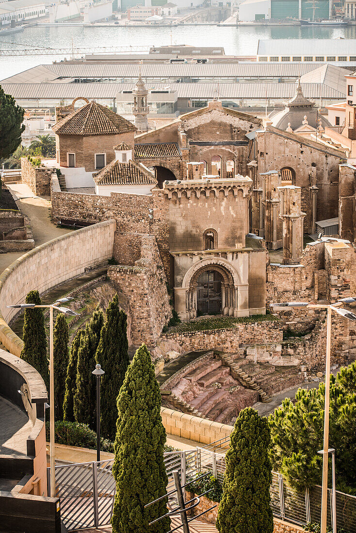 Römische Ruinen, Cartagena, Murcia, Spanien