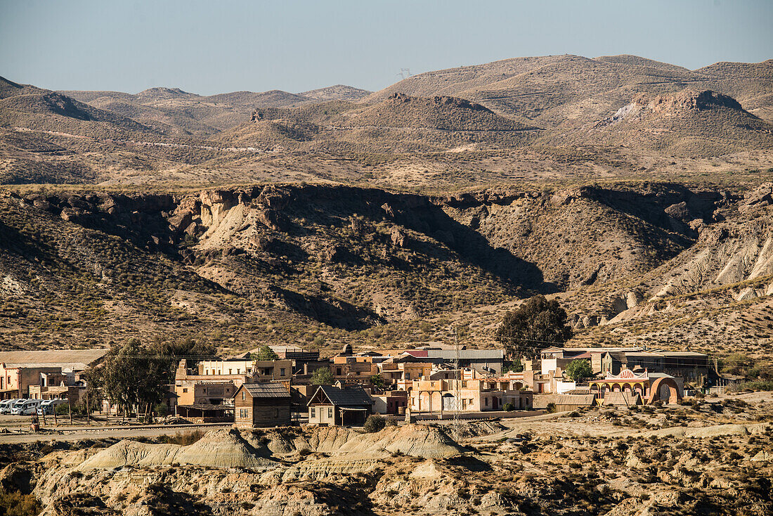 Western Filmset, Wüste von Tabernas, Almeria, Andalusien, Spanien