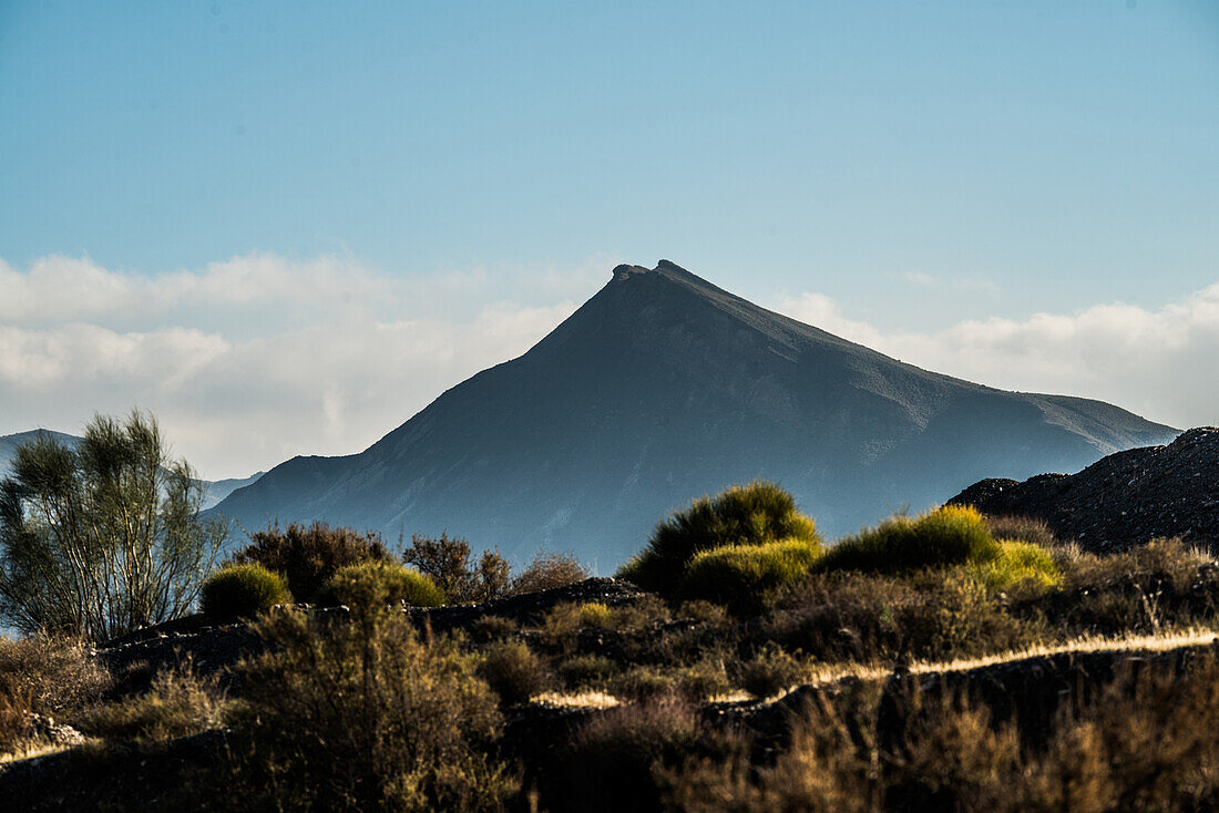 Landschaft, Tabernas Wüste, Almeria, Andalusien, Spanien