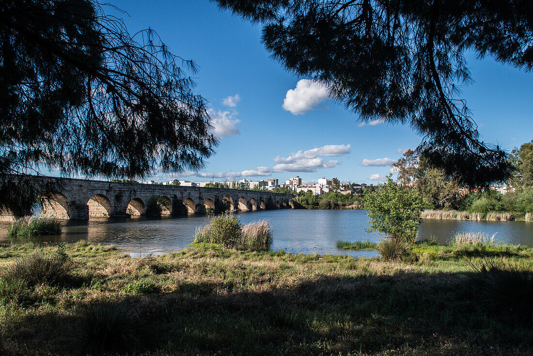 Römische Brücke, Merida, Extremadura, Spanien