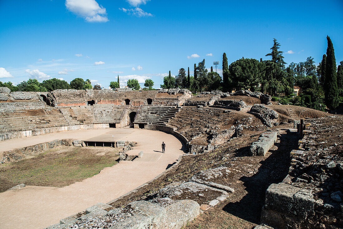 Römisches Amphitheater, Merida, Extremadura, Spanien