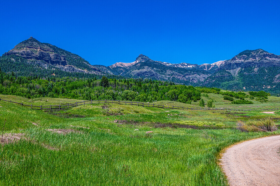 Williams Reservoir and Creek are in the wilderness between Pagosa Springs and lake City