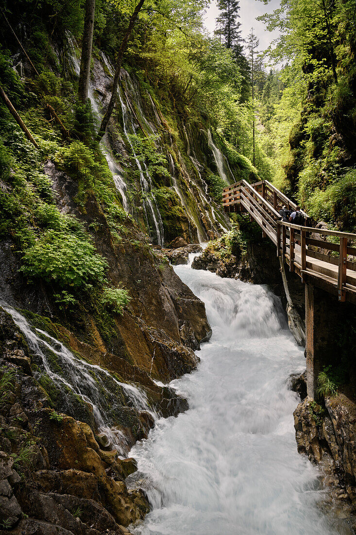 Wimbachklamm im Nationalpark Berchtesgaden, Bayern, Deutschland, Europa