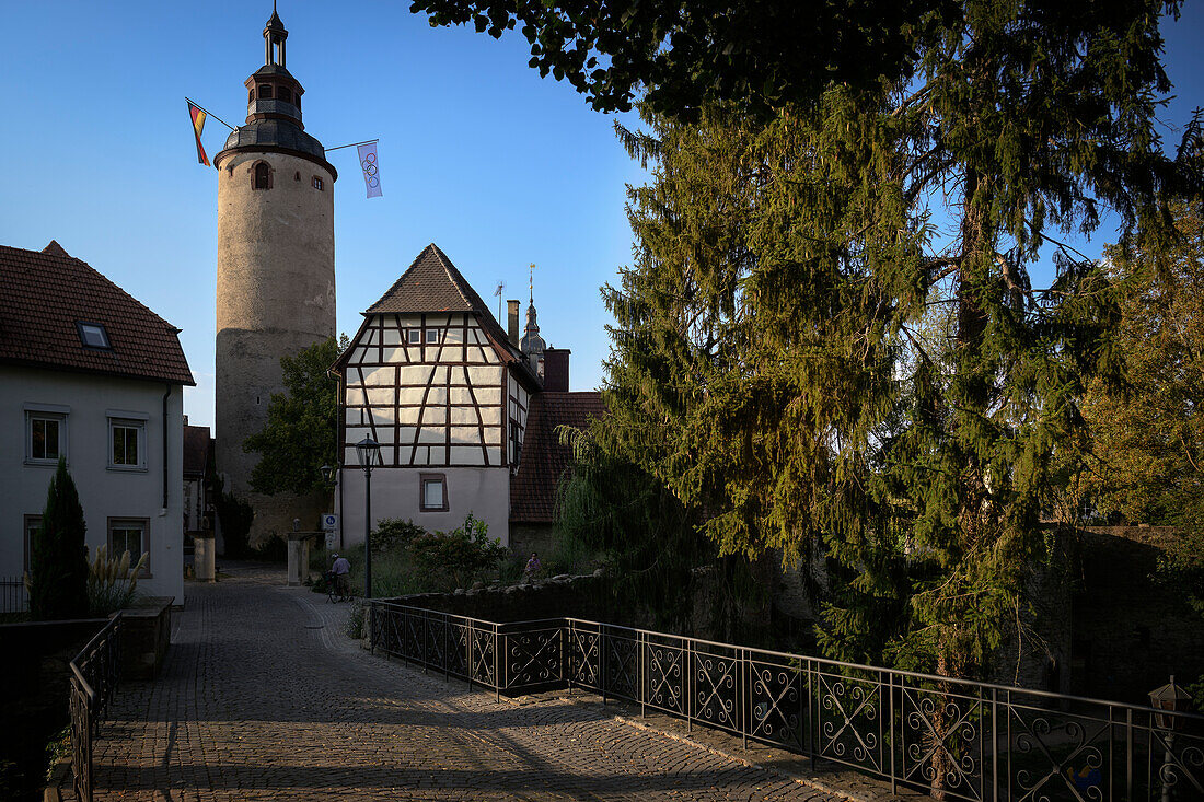 Türmersturm, Tauberbischofsheim, Main-Tauber-Kreis, Baden-Württemberg, Deutschland, Europa