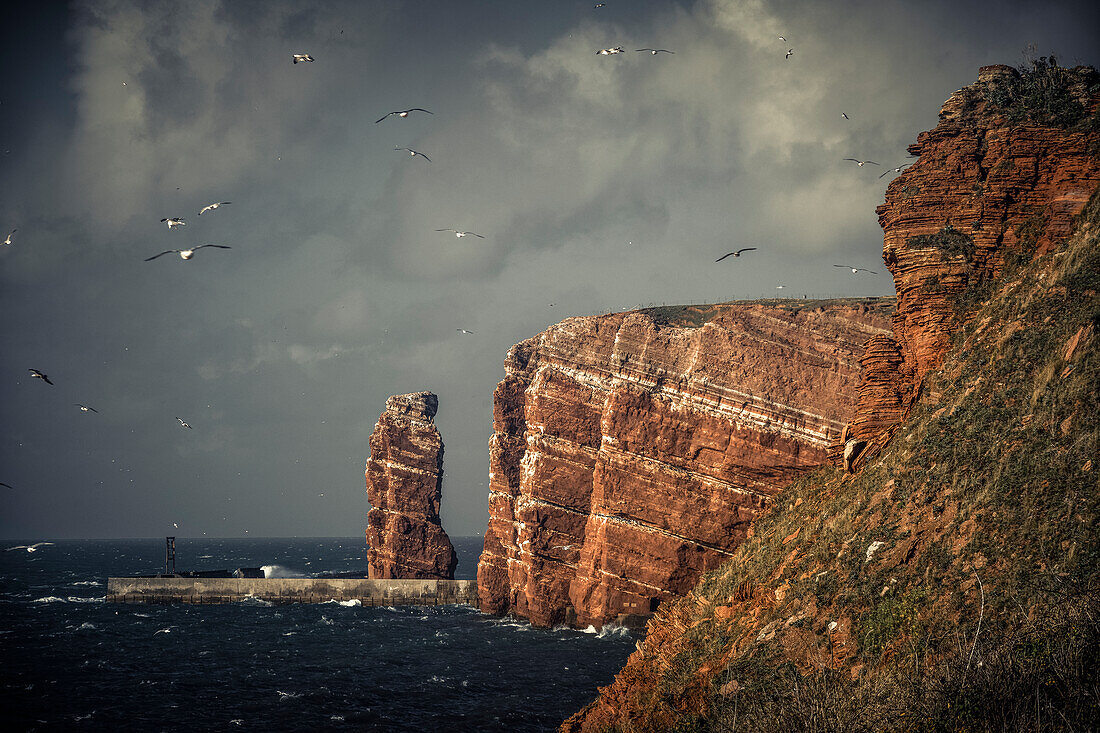 Die „Lange Anna“, Helgoland, Nordsee, Schleswig-Holstein, Deutschland, Europa