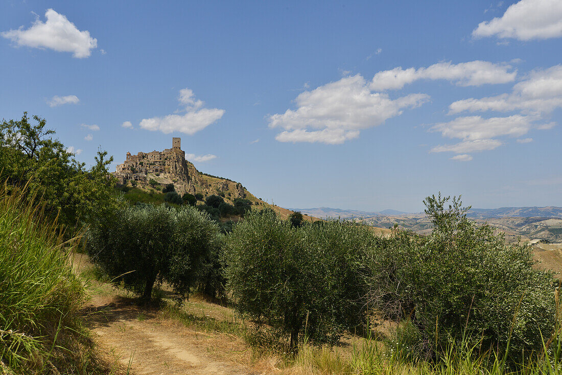 Craco, abandoned village, Basilicata, Italy