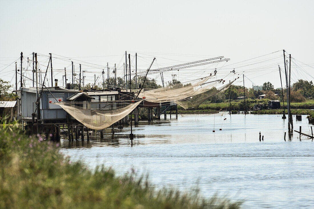 Po river delta natural park, Veneto, Italy