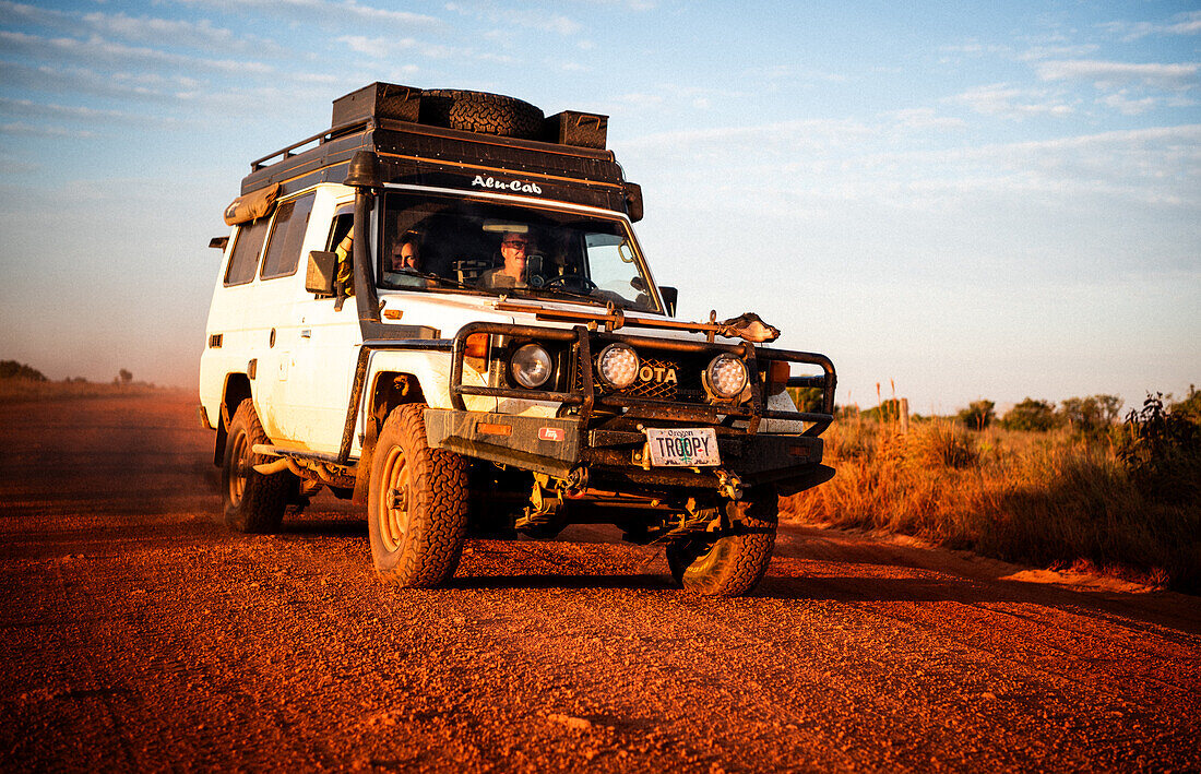 'Adventure Travel', Toyota Landcruiser, Troopy in its elements, Primavera, Vichada, Colombia