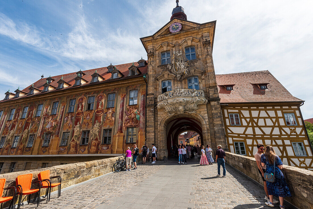 Old town hall in Bamberg, Upper Franconia, Bavaria, Germany