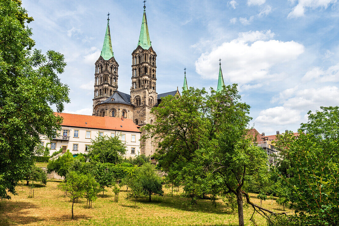 Dom in Bamberg, Oberfranken, Bayern, Deutschland