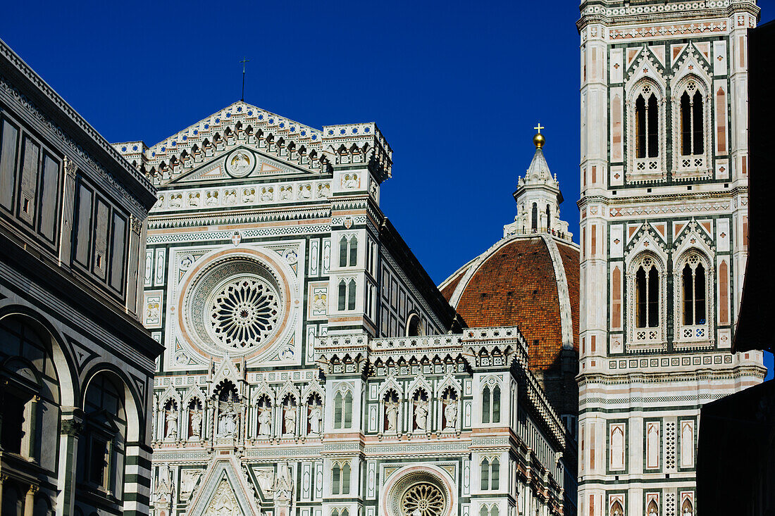 Florence, Italy, The view of the duomo in the middle of the city
