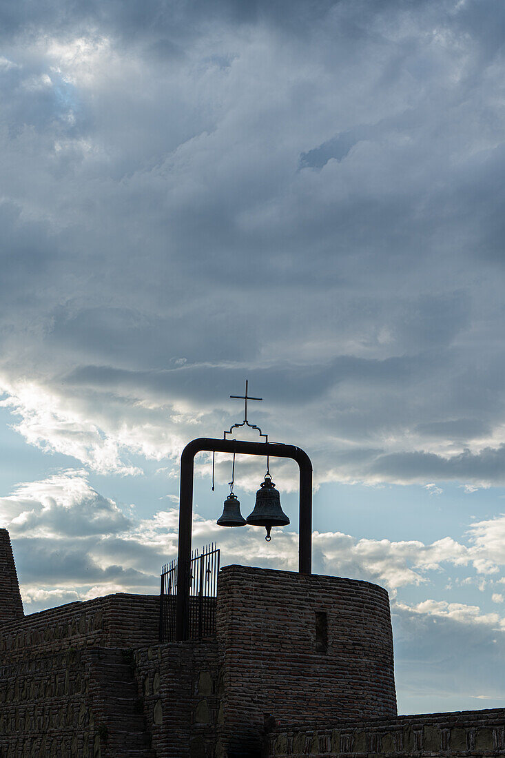 Bells of a church in Tbilisi, Georgia, Europe