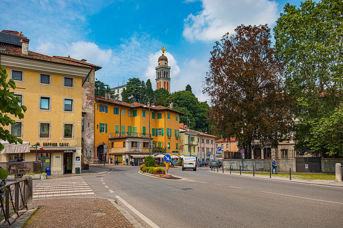 Piazza I Maggio of Udine, Friuli Venezia Giulia, Italy