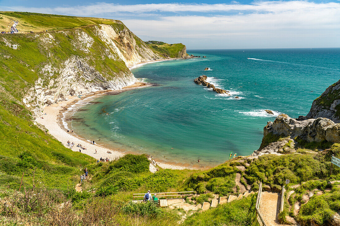 Man O'War Beach, UNESCO World Heritage Site, Jurassic Coast, England, United Kingdom, Europe