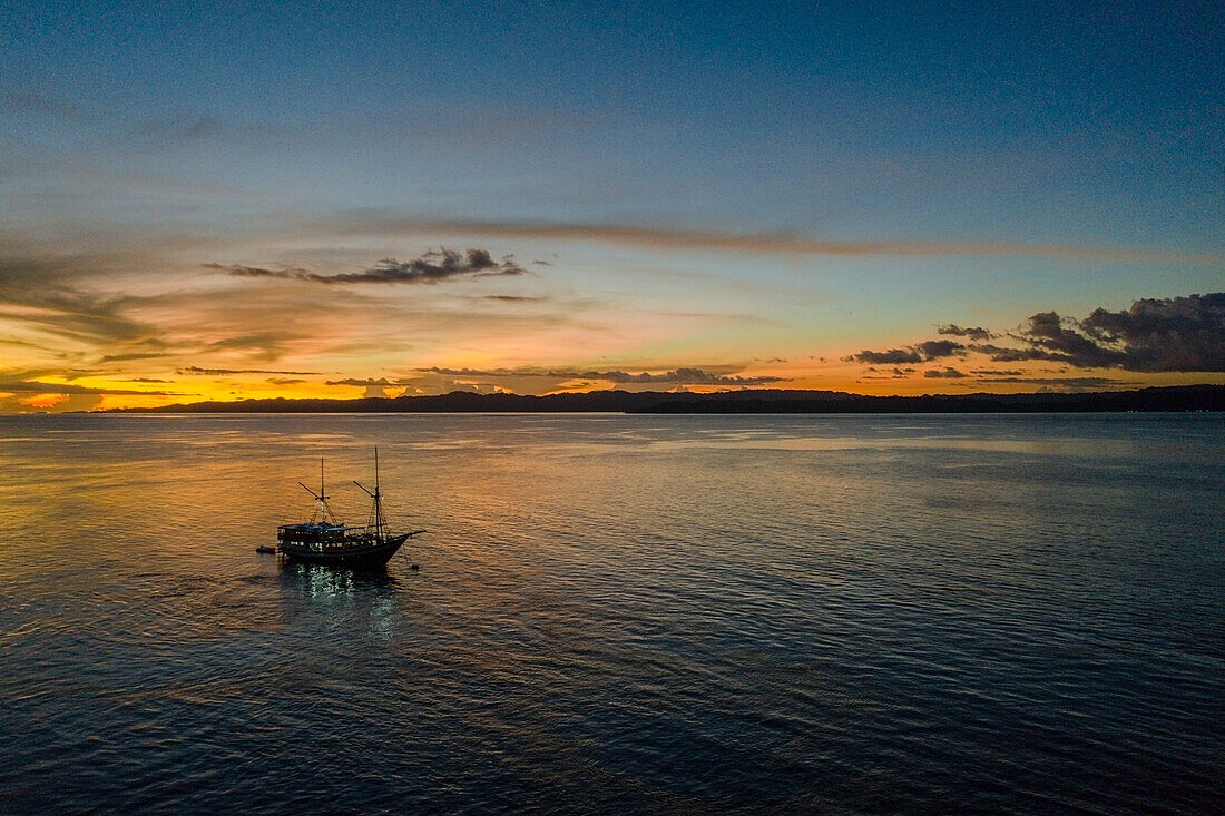 Safari boat in Raja Ampat, Raja Ampat, West Papua, Indonesia