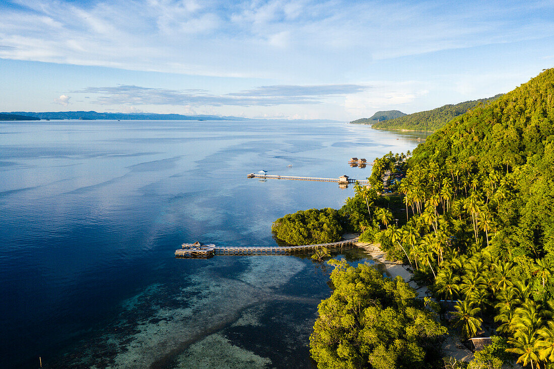 Luftaufnahme Insel Mansuar, Raja Ampat, West Papua, Indonesien