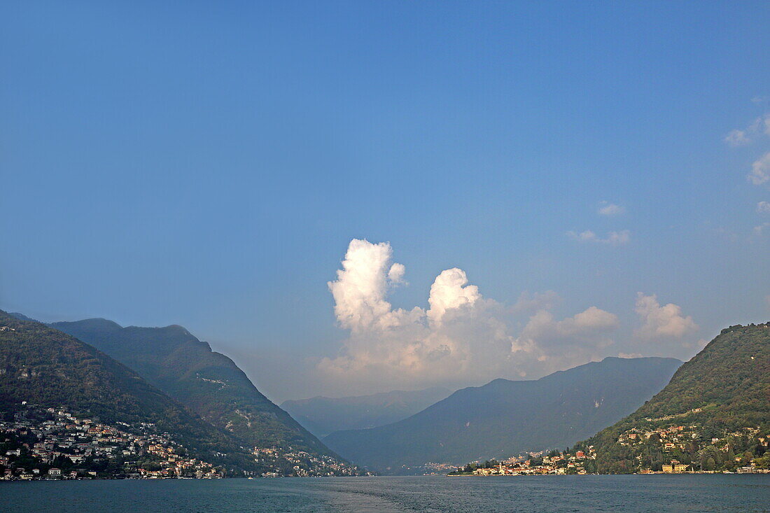 Der Ort Carate Urio an der Westküste des Comer See, Lombardei, Italien