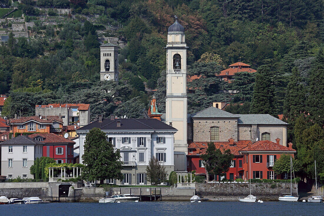 City view of Cernobbio, Lake Como, Lombardy, Italy