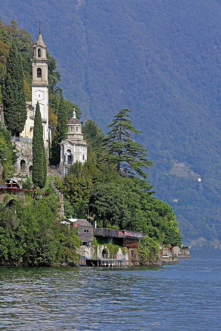Kirchen St Nazario und Celso in Brienno, Comer See, Lombardei, Italien