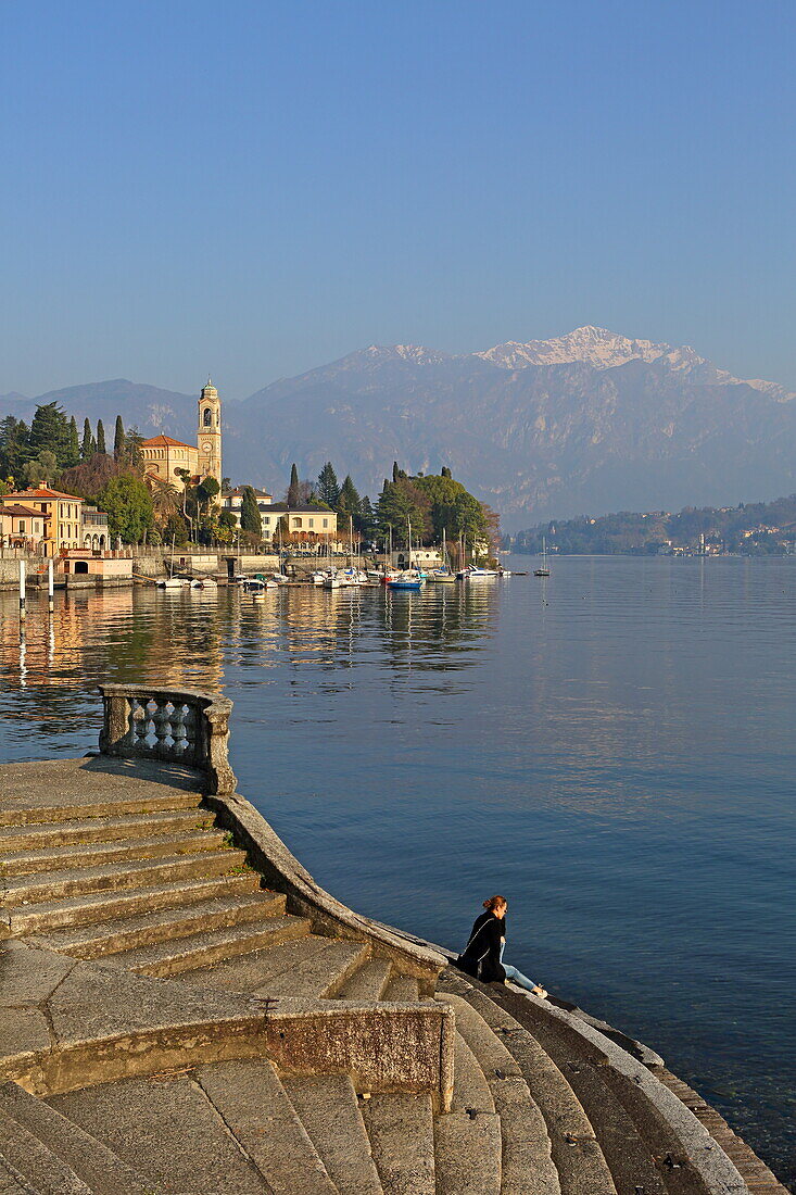 Chiesa San Lorenzo in Tremezzo, one of the municipalities that became Tremezzina, Lake Como, Lombardy, Italy