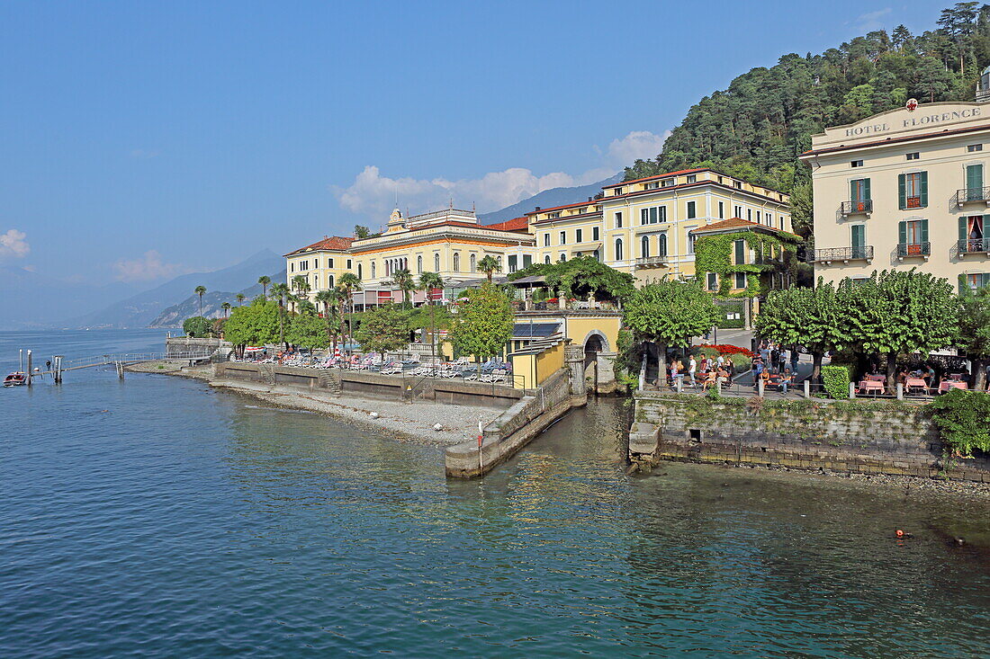Grand Hotel Villa Serbelloni (left) and Hotel Florence, Bellagio, Lake Como, Lombardy, Italy