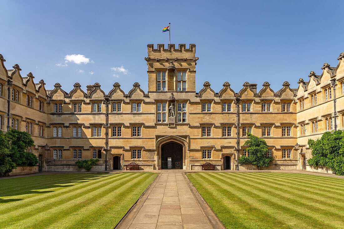 Radcliffe Quad, University College, University of Oxford, Oxford, Oxfordshire, England, Großbritannien, Europa 