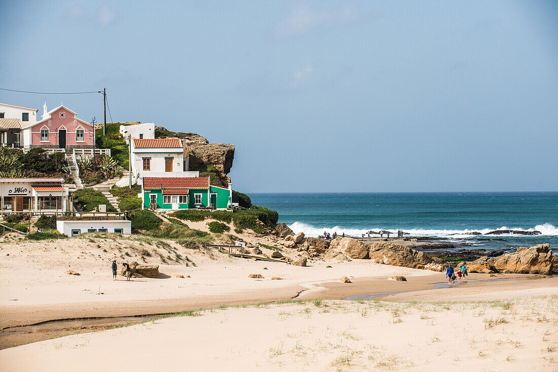 Praia do Monte Clérigo, Algarve, Portugal, february 2019