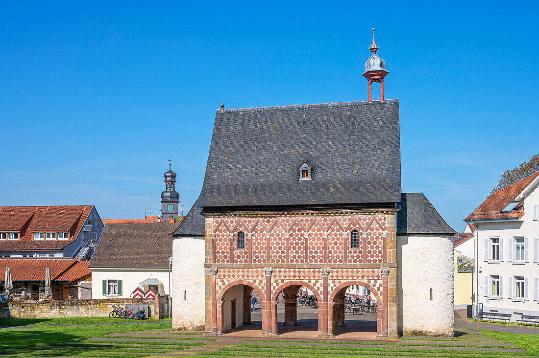 Carolingian King's Hall in Lorsch, UNESCO World Heritage Site, Odenwald, Hesse, Germany