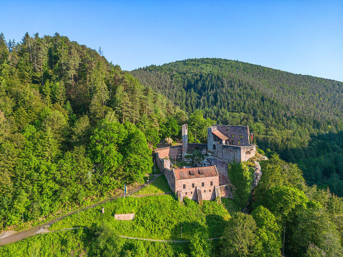 Spangenberg Castle, Palatinate Forest, Rhineland-Palatinate, Germany